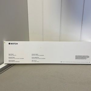 Apple Watch Sport band starlight